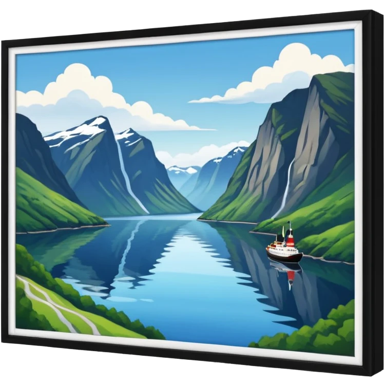 Norwegian fjords  emoji