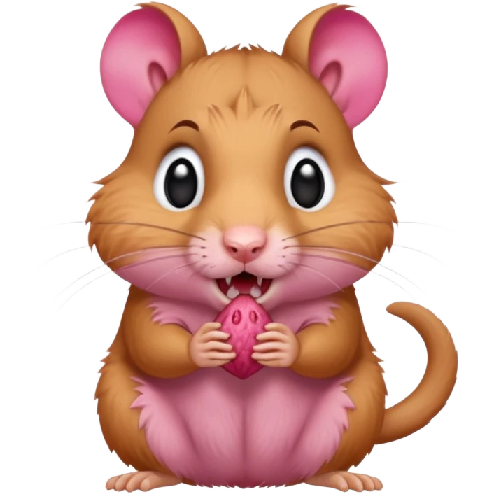 a Rabid Gerbil begging for food emoji