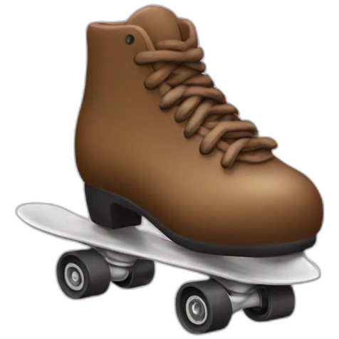 Poop skate emoji