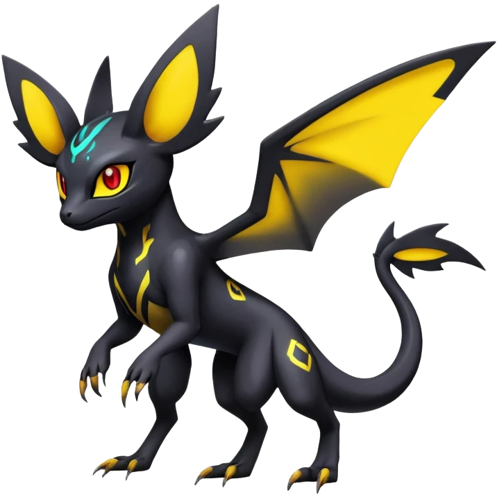 Salandit-Noivern-Umbreon-Hybrid (Full body) emoji