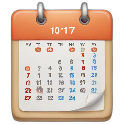 Calendar emoji
