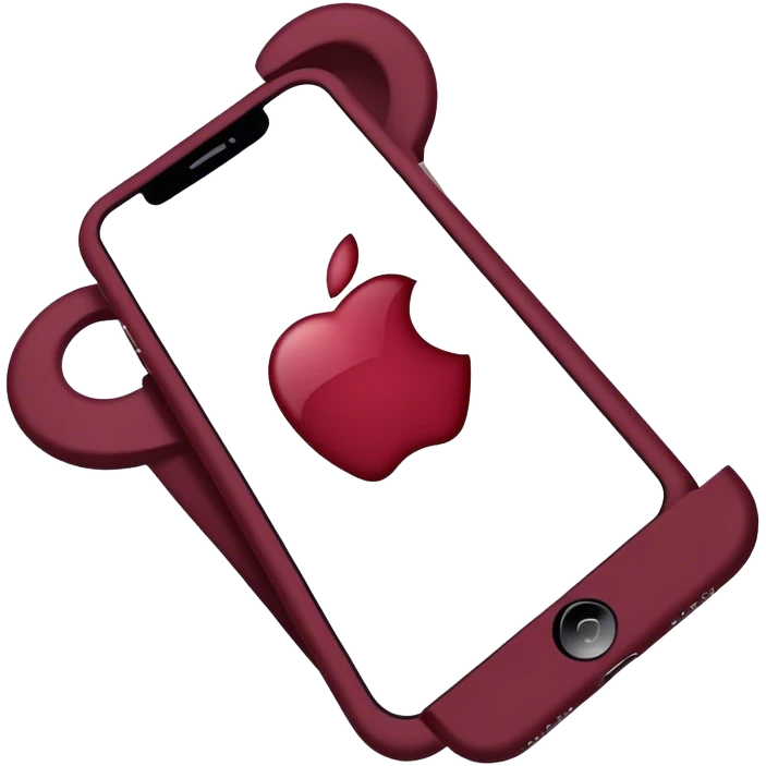 Burgundy iPhone 16 emoji