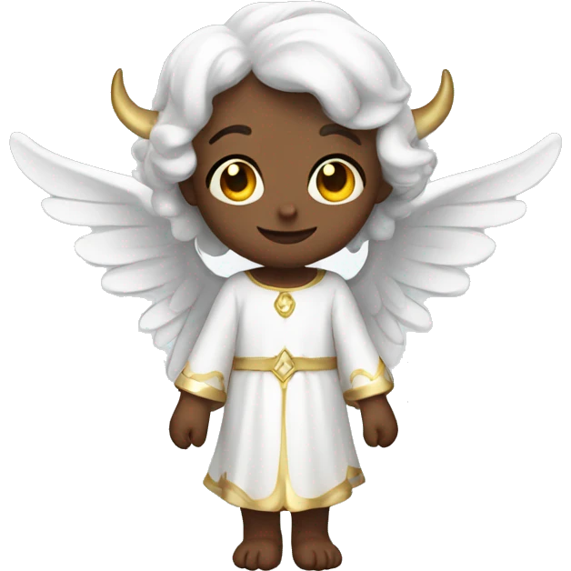 cute angel with horns emoji