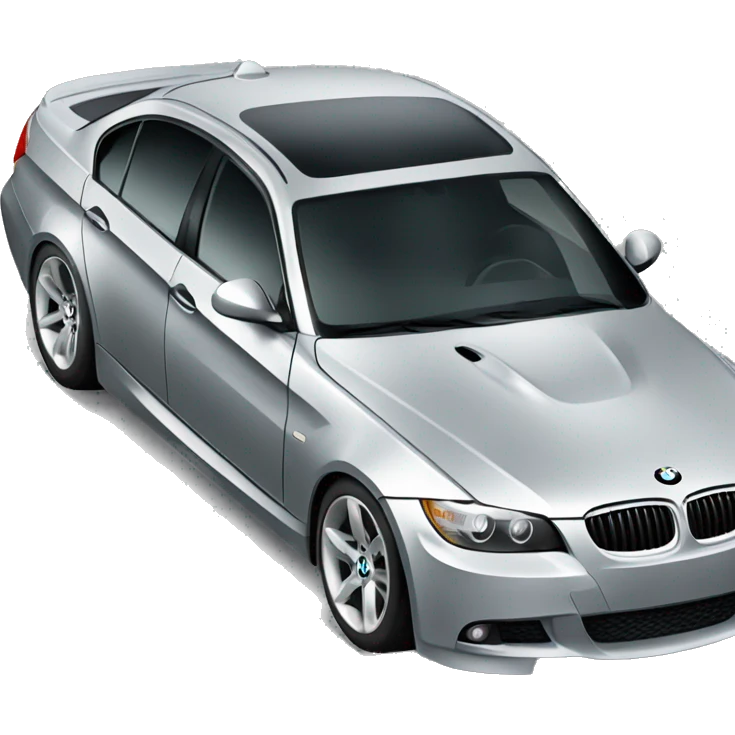 Silver bmw e90 emoji