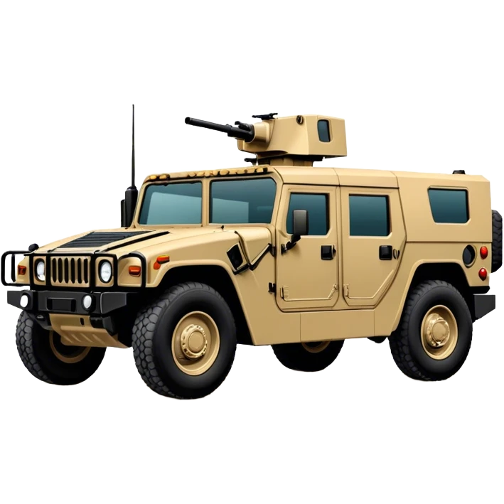 Humvee (HMMWV) (sand colour) emoji