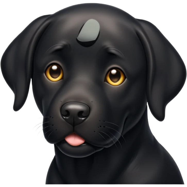Black Labrador  emoji