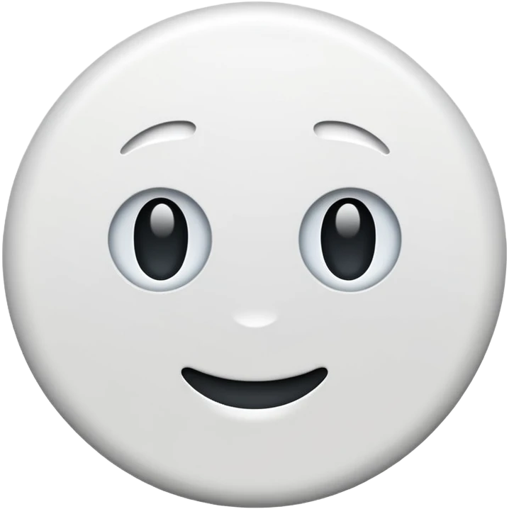 White circle emoji