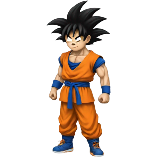 Goku as a thug emoji