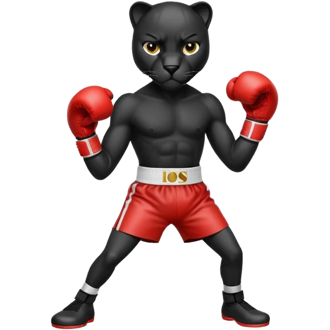 Panther boxer  emoji