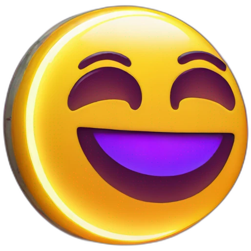 Juicy booty neon sign style man emoji