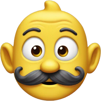 Teletubbies mustache emoji