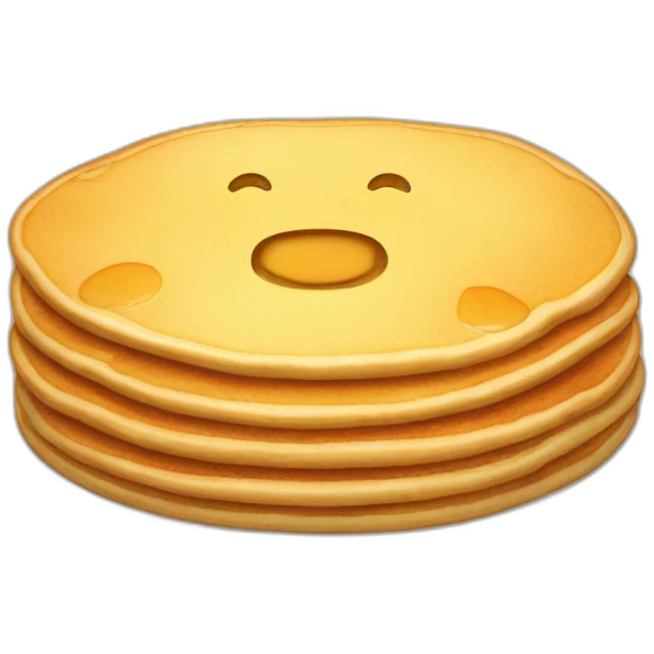 Pancake sur une poel emoji