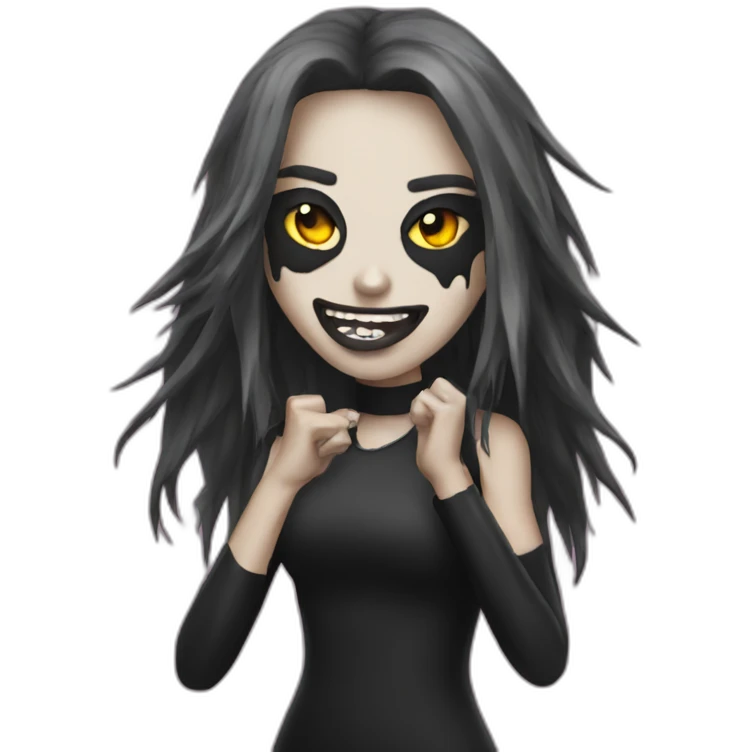 female death metal vocalist emoji