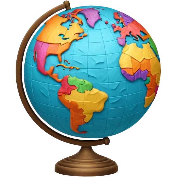 Papier-Mâché Globe emoji