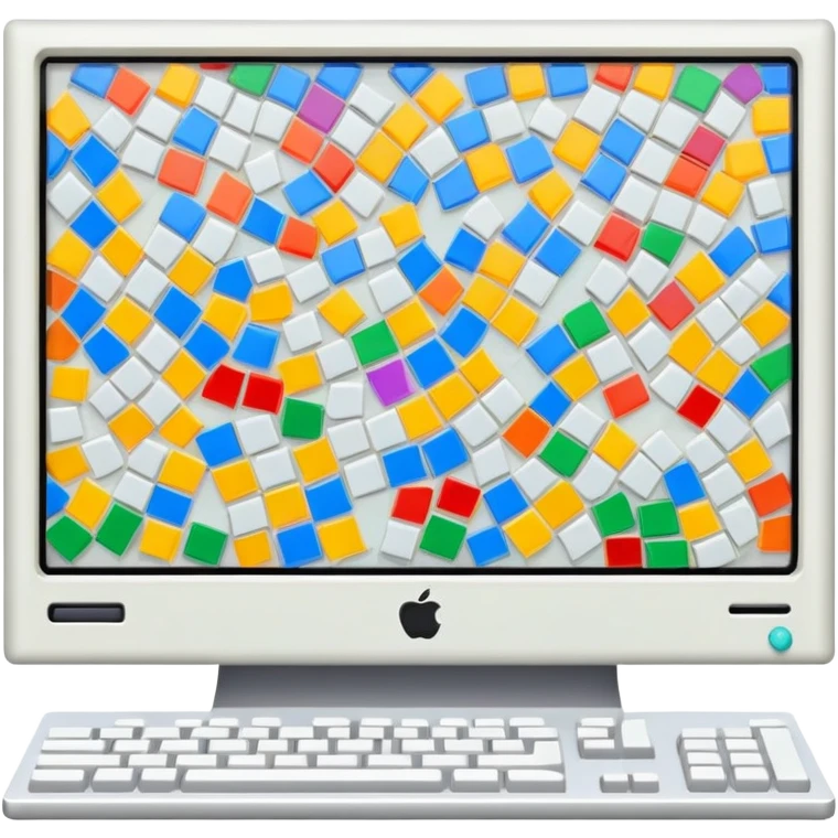 Mosaic web browser 1993 computer screen emoji