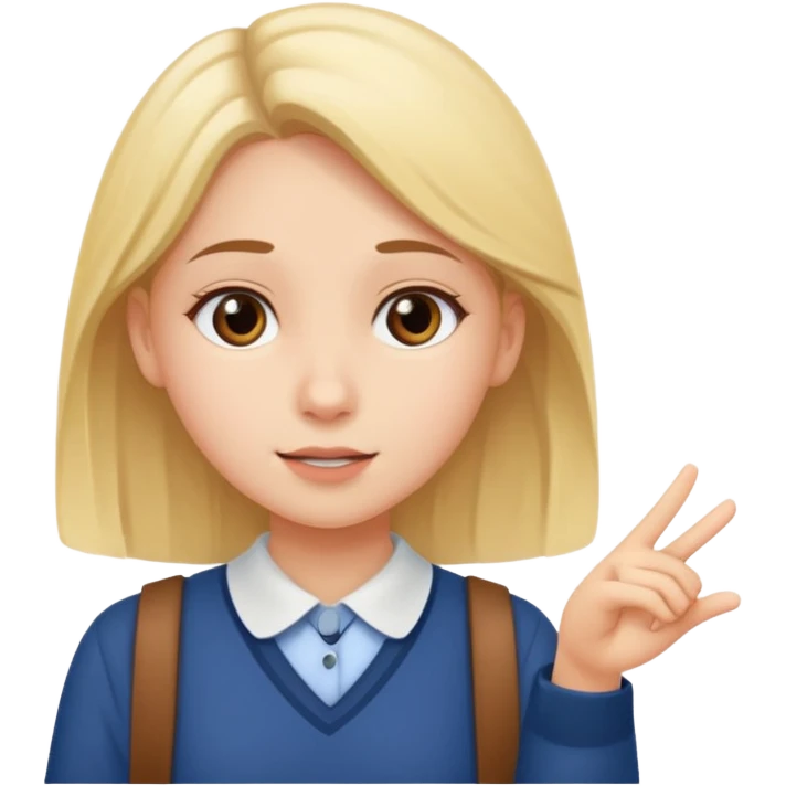Девочка просит одноклассника списать работу в школе emoji