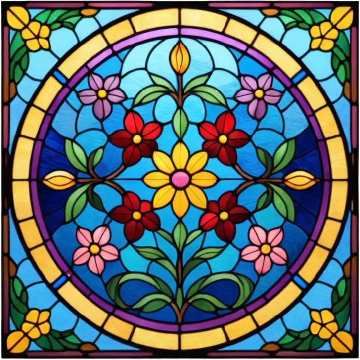 Stained glass window emoji