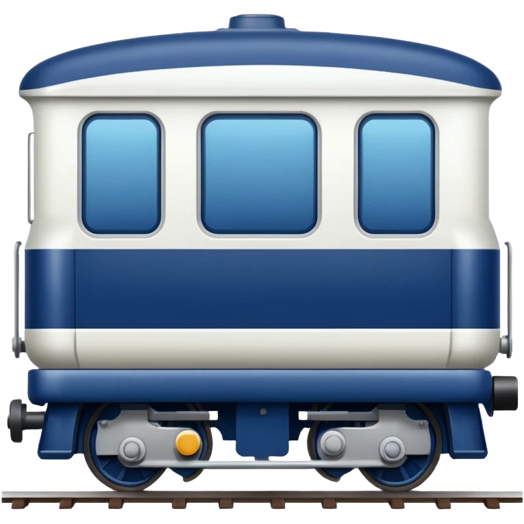 white&navy train emoji