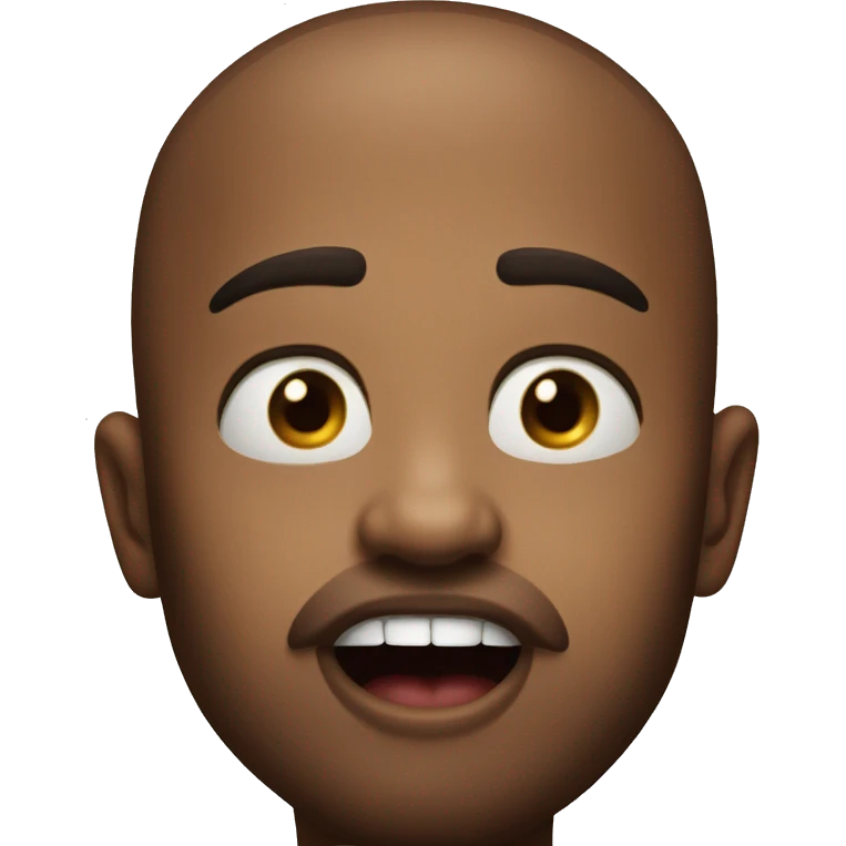 funny biting lip emoji