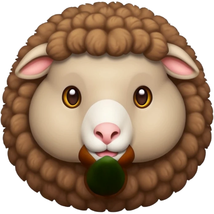 brown sheep emoji emoji