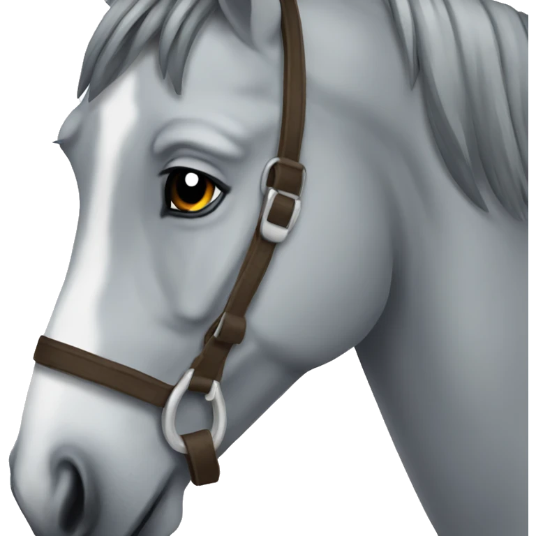 Gray horse emoji