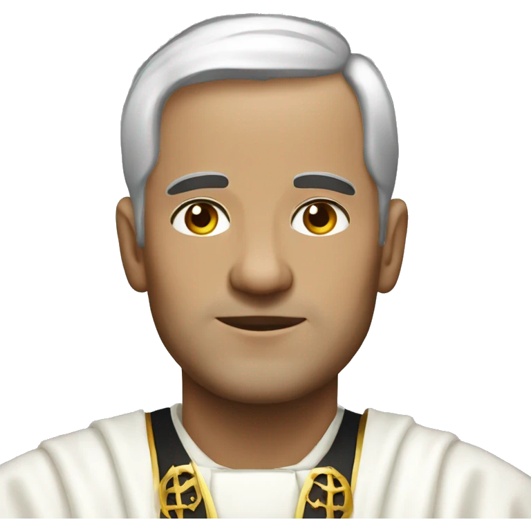 spanish priest white robes emoji