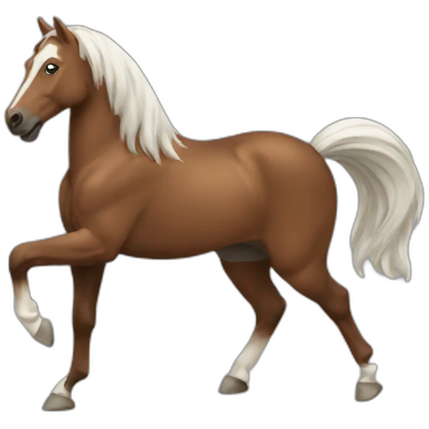 Cheval qui saute emoji
