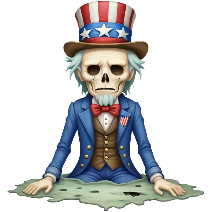 decaying corpse of uncle sam emoji
