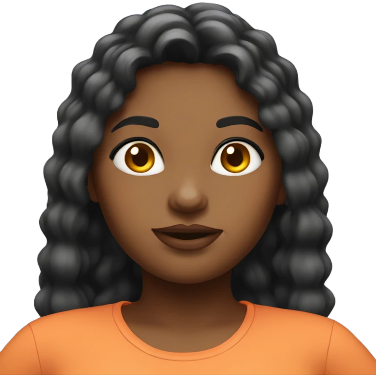 Thick girl  emoji