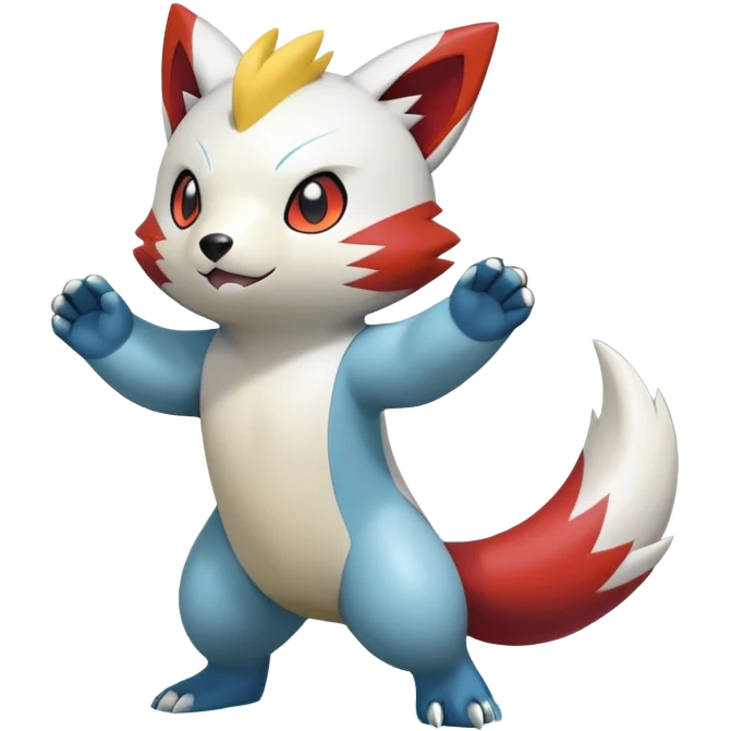 Shiny Oshawott-Zangoose-Hybrid (Full body) emoji