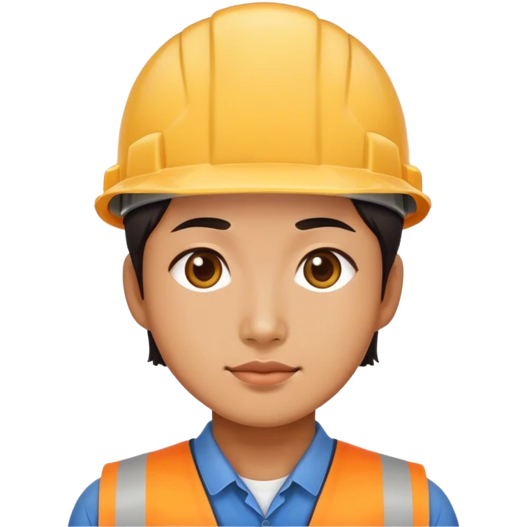 photorealistic korean worker emoji