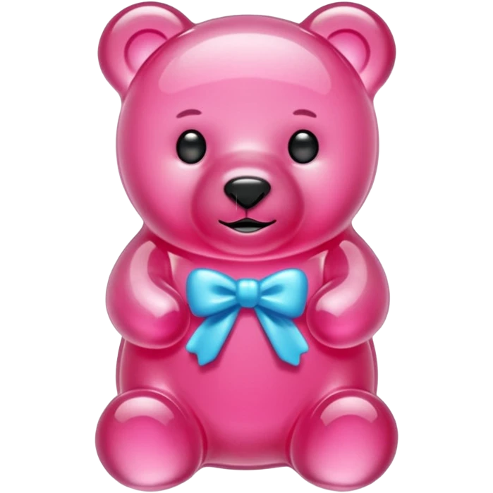 Pink Crystalline Gummybear emoji