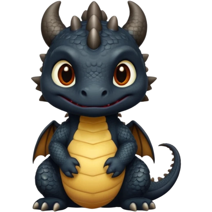 fat choncc baby black dragon emoji
