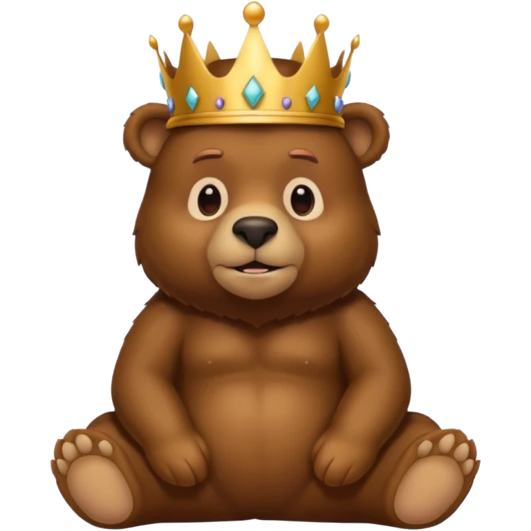 king bear emoji