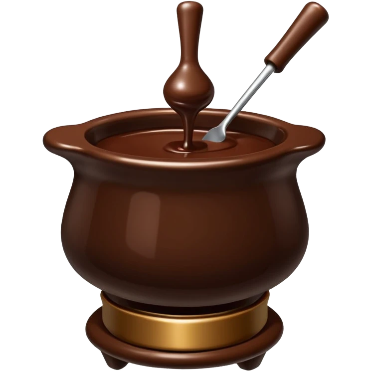 Chocolate fondue emoji