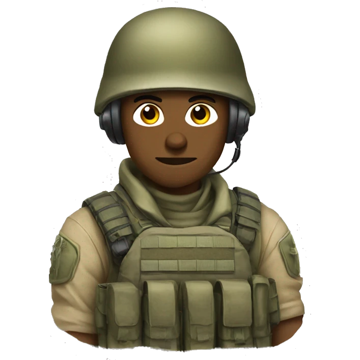soldier gamer emoji