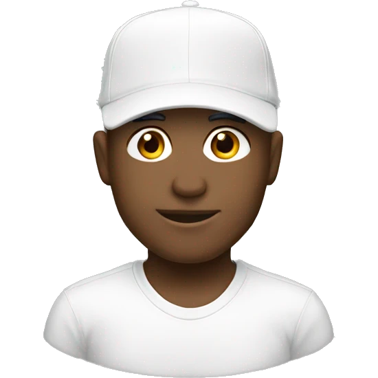 white cap emoji