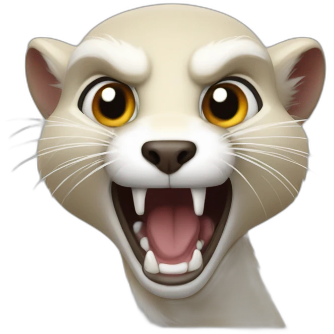 Angry weasel emoji