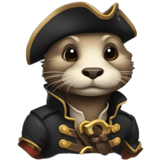 otter pirate emoji