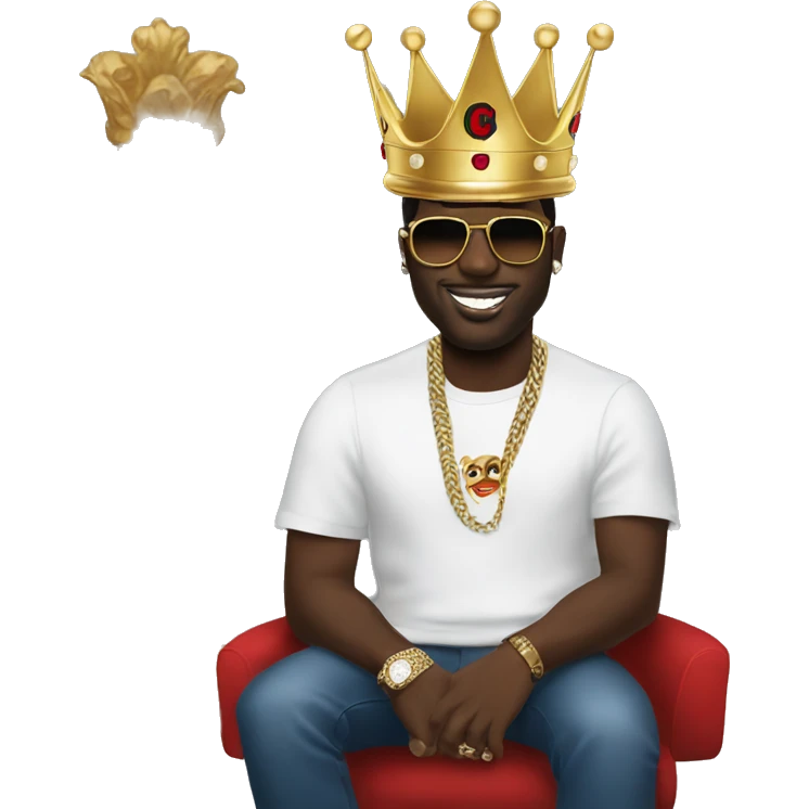 Gucci mane with crown emoji