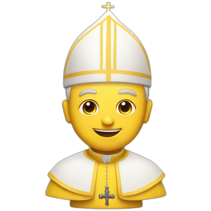 yellow pope emoji