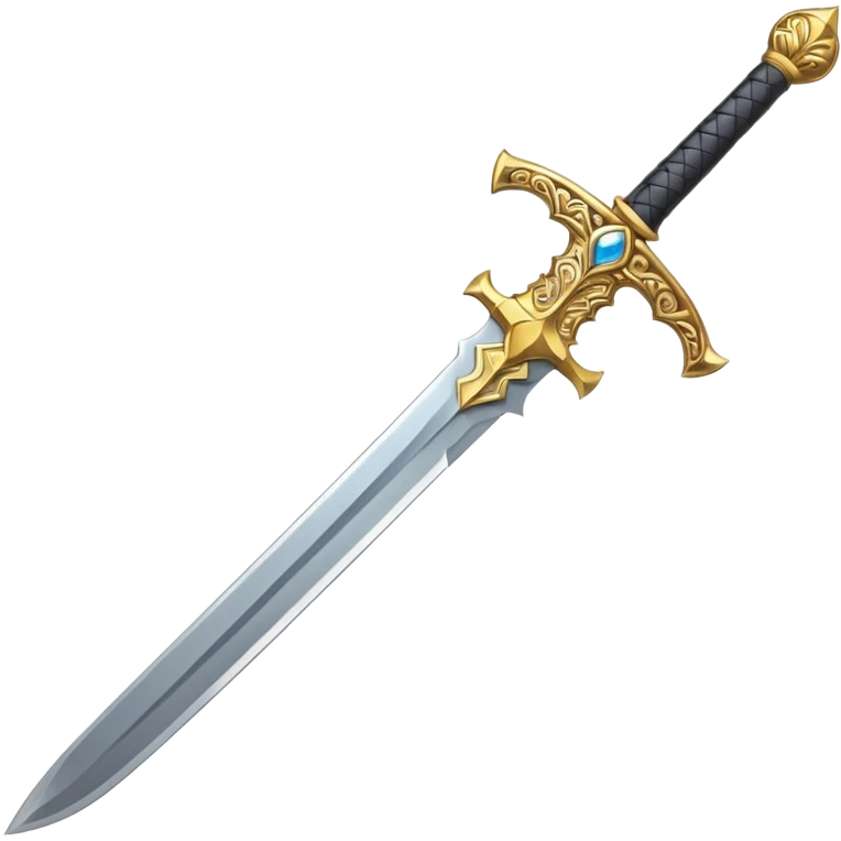 A sword with a high arc  emoji