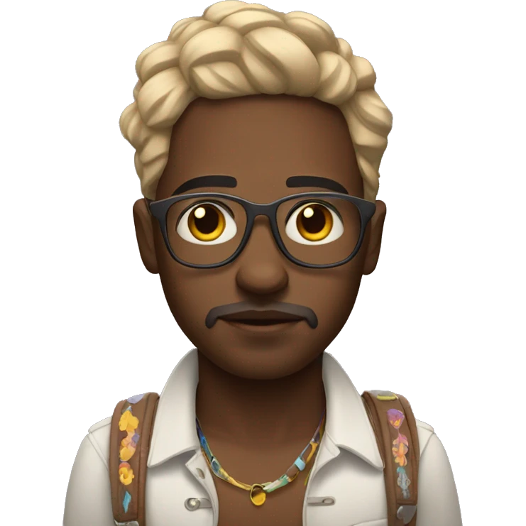 coachella attendee with serious study vibes emoji