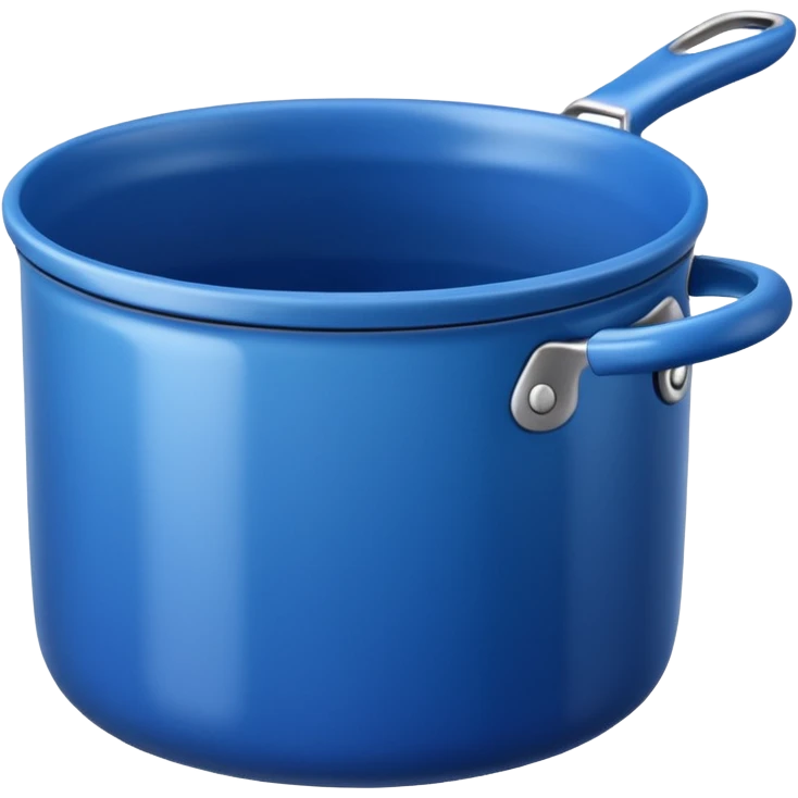 an empty blue kitchen pot emoji
