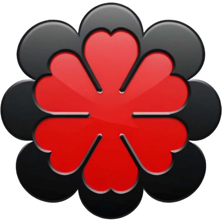 black clover, emoji profil, logo emoji