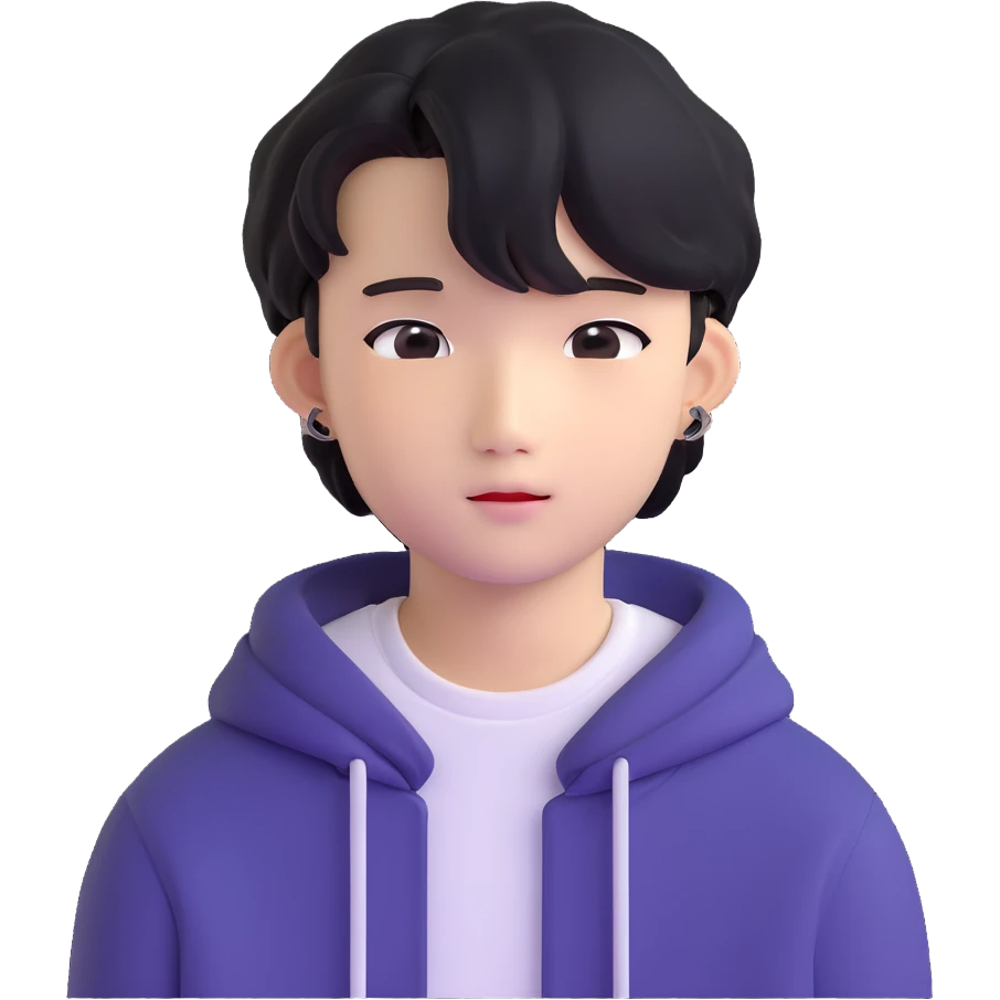 Lee Know from Stray Kids, K-pop idol emoji