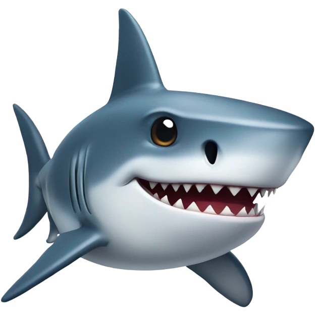 Shark with middle finger up  emoji