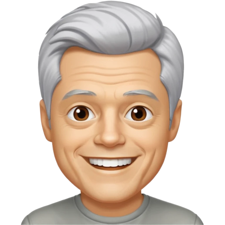 Johnny Knoxville with silver hair emoji