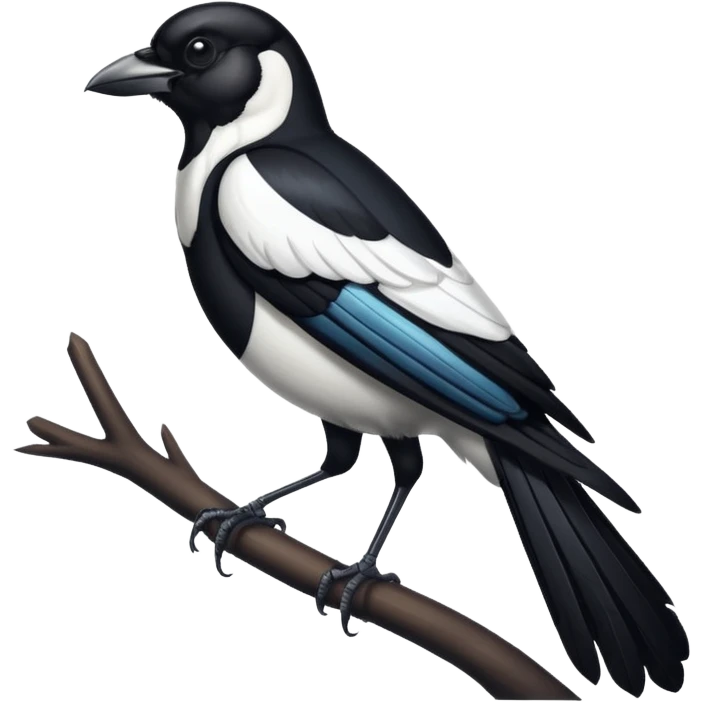 Magpie emoji