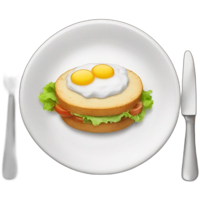 lunch plate with a clock emoji